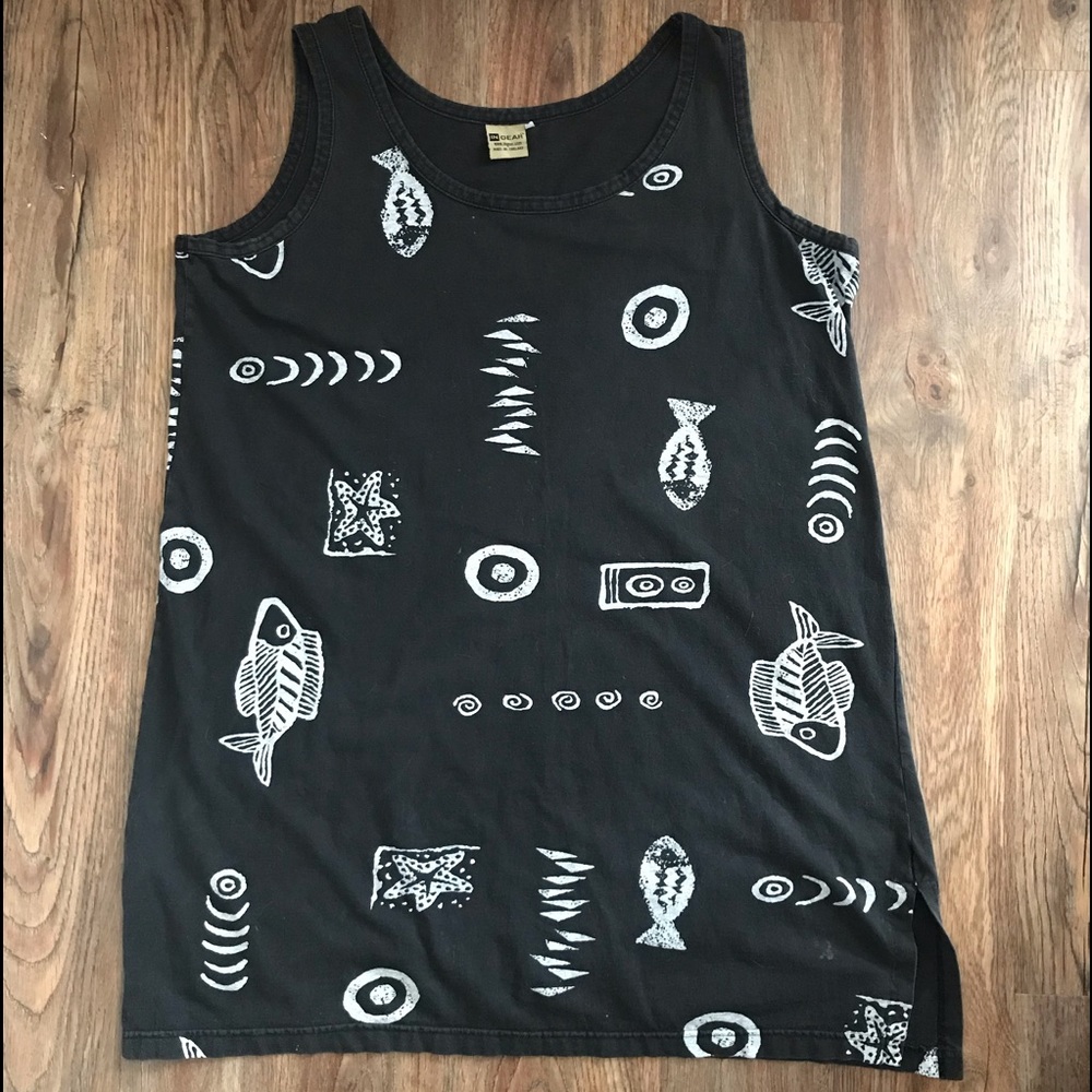 InGear Screen Print Dress - Cover Up. Large